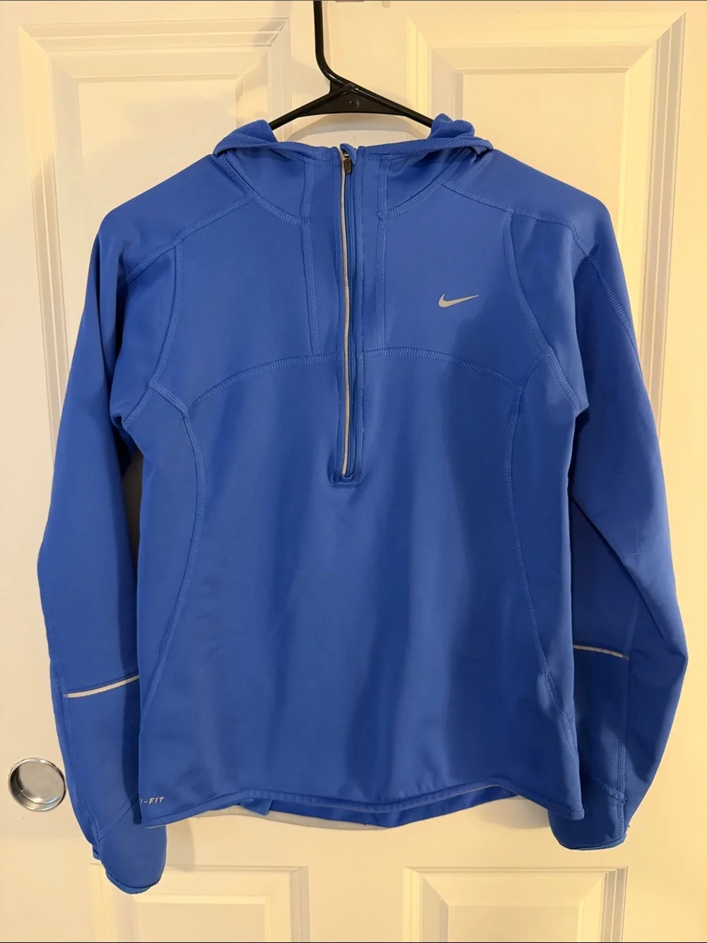 Nike Dri-Fit Periwinkle Blue Half-Zip Performance Hoodie
